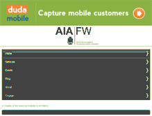 Tablet Screenshot of aiafw.org